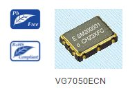 VG7050ECN 可编程压控晶体振荡器 (VCXO) 输出:LV-PECL